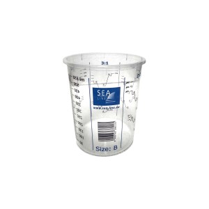 Set 10 Bucati Pahare Mixare 550ml Sea-Line
